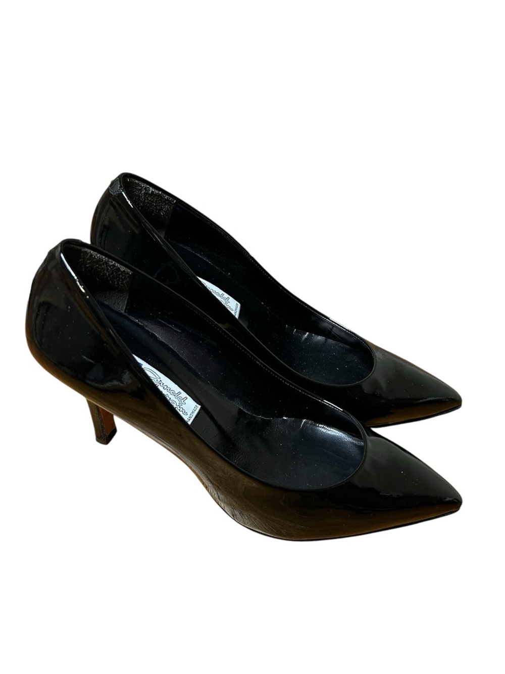 Arnold Churgin Women's Patent Leather Black Pumps- Size 39.5 / 9